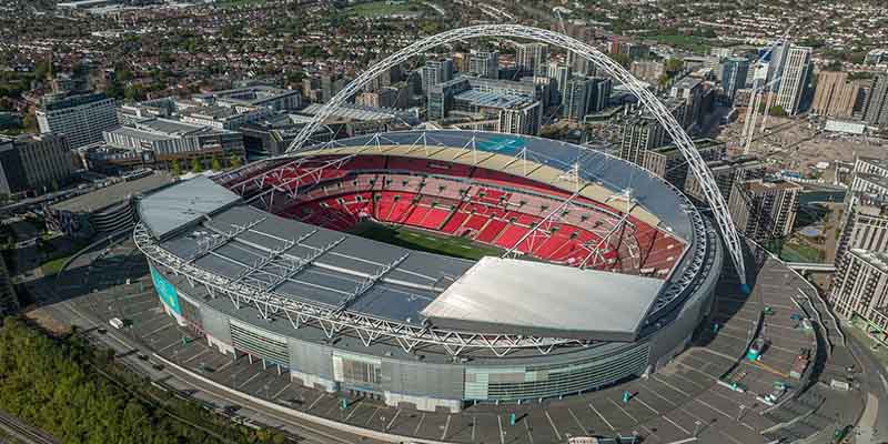 Wembley từng là nơi tổ chức nhiều trận đấu bóng đá tầm cỡ